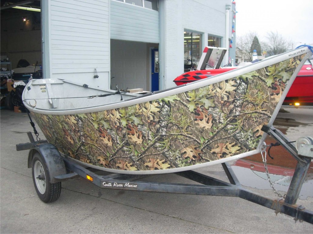 Camo Boat Wrap By Coho Design